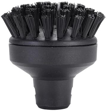JINFOLI Replacement Big Nylon Bristle Clean Brush for Karcher Easyfix SC 1-7 Series Steam Cleaner Accessories Round Head Nozzles Brushes steam cleaning machine attachments
