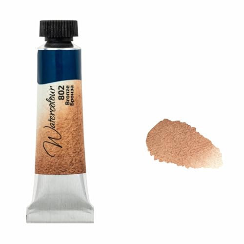 7 Artists Aquarelle Peinture Peinture Aquarelle Bronze Tube 10 ml | Palette Aquarelle | Peinture Aquarelle Adulte | Coffret Aquarelle | Palette Peinture Aquarelle | Watercolor