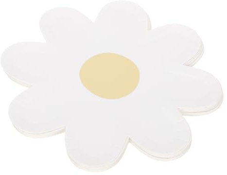 GOOHOCHY 20pcs Assiettes De Carton Jetables Assiettes De Service Vaisselle En Papier Pour Fêtes