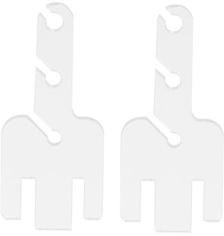 Artibetter 1 Satz K- -strickmaschine Zubehör Spanner Strickwerkzeuge Adapter Kompatibel Garnspannwerkzeug Strickmaschinenversorgung Addi-strickmaschine Fenster Spannstange Plastik 2 Stück