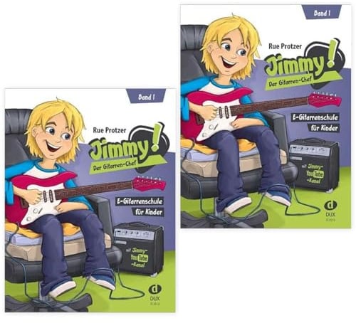 Jimmy! Der Gitarren-Chef 1 | Doppelpack | E-Gitarrenschule für Kinder | D3513 9783868493085 | Gitarrenpleks