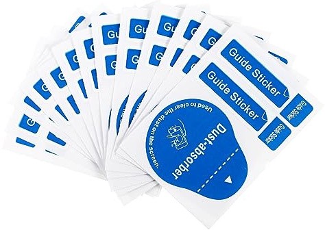 Gadpiparty 400 Stck. Staubentfernungsaufkleber für LCD Bildschirme Handys Tablets Displays Wiederverwendbare Klebesticker zur Entfernung von und Schmutz Geeignet für Kameraobjektiv und