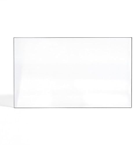 Haas Sohn Warburg Glas rechteckig für Holzofen 380x340mm (BxH1) 4mm selbstreinigend