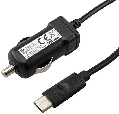 caseroxx KFZ/Auto-Ladegerät für Samsung Galaxy S8, S9, S10 etc., hochwertiges Ladekabel zum Laden an Zigarettenanzünder oder 12V-Steckdose