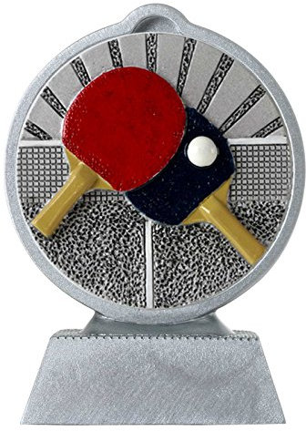 pokalspezialist Pokal mit 3D Motiv Tischtennis Serie Ronny 10,5 cm hoch