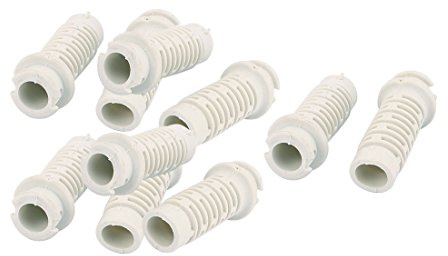 Aexit 10pcs 8mm Inner Dia Rubber Strain Relief Cord Boot Protector Cable Sleeve White (2c44fd86f7cfad55b1f75ba1eca780e3)