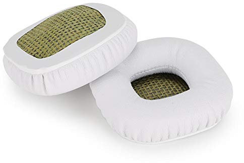 ASHATA 1 Pair Earphone Sleeve for Marshall Memory Foam Headphone Earpad Soft Replacement Ear Pad Cushion Memory Soft Sponge Earmuff Case for Marshall Major II(white)