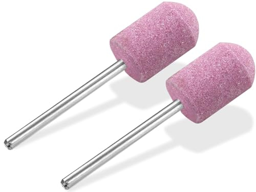 Edelkorund Steinschleifer Keramikschleifer Nagelfräser Maniküre Nail Bit | Schleifkörper Fräseraufsatz Nagelpflege Schleifer Keramischer Fräser für Arbeiten Rund um den Nagel