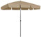 vidaXL Sombrilla de Playa Gris Taupe 180x120 cm