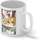 Characters Art By Demon Slayer Kimetsu No Yaiba Anime Manga Blanco taza Mug