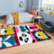 Carpetilla Kinderteppich Beetro fürs Kinderzimmer mit Tier-Motiv Bunt (120 x 170 cm)