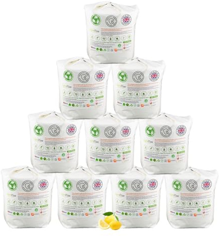 Gym Wipes Refill, Surface Wipes - 500 Refills Per Pack - Pack of 10 | Gymitize Biodegradable, 100% Biodegradable, Made in the UK, 100% Plant Fibre, 0% Plastic