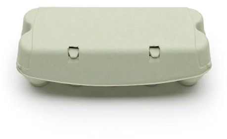 Eivolution Kompakte 10er Eierkartons biologisch abbaubar - Sicher & umweltfreundlich - Made in Germany - für Hühnereier Größe S M L - Grün 25 Stück