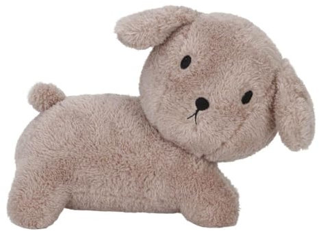 Tiamo NIJN940 Kuscheltier/Stofftier Snuffie Hund - Fluffy Taupe (25 cm)
