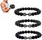 NAKEAH Gymheads Hantel-Armband für Männer und Frauen, Naturstein-Perlen-Set (J)