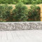 Baziroo Gabion en acier galvanisé - 300 x 50 x 50 cm - Argenté - Brise-vue - Gabion - Décoration murale - Gabion - Panier à gabion - Pour soutenir les murs de jardin