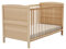 AT4 - Cuna bebé con lateral abatible con colchón ESSENTIEL madera - Haya Barnizada - 70 x 140-144 x 74,50 x 86,50 cm