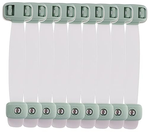 RORPOIR 8piezas Cerraduras De Seguridad Para Adhesivas y Antipellizco Para Gabinetes y Refrigeradores Instalación Sin Taladros