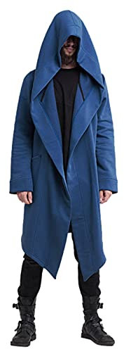 Faonkeew Long Sleeve Men's Pullover with Zip Lightweight Breathable Sweatshirt Long Sleeve Casual Shirt Fashion Casual Slim Fit Tops Fashion Turn-Down Collar Shirt, blue, 3XL