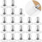 cobee 20 Stück Hosenträger-Clips, Metall Hosenträger Clips Scnullerkettenclips Entenschnabel für Bettlakenverschlüssen Trägern Lätzchen-Clips