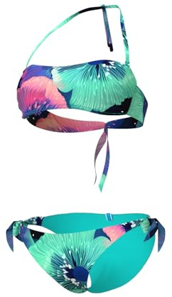 ARENA Damen Water Print Bandeau Bikini