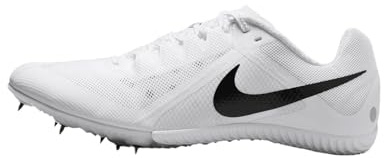 Nike Unisex-Adult Zoom Rival Multi Track & Field Multi-Event Spikes (FZ9664-100, White/Black-Metallic Silver), White, 12.5 Women/11 Men