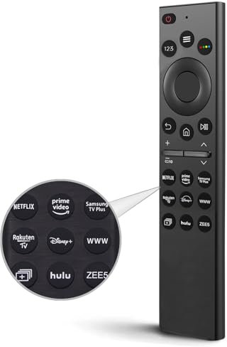 Ersatzfernbedienung Samsung TV, Universal Fernbedienung für Samsung Smart TV LCD LED UHD QLED 4K HDR mit 9 Tasten