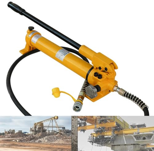Pompa Idraulica Manuale 2 velocità, Gruppo Alimentazione, Pompa Idraulica Manuale Semplice Effetto 10000 Psi, Pompa Idraulica Manuale Pistone Cp-700, 900cc per Utensili Idraulici