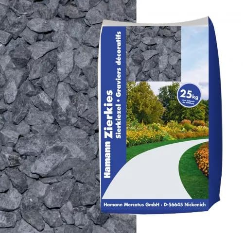 Marmorsplitt Nero Ebano 12-16mm 25kg Hochwertiges, langlebiges Naturprodukt