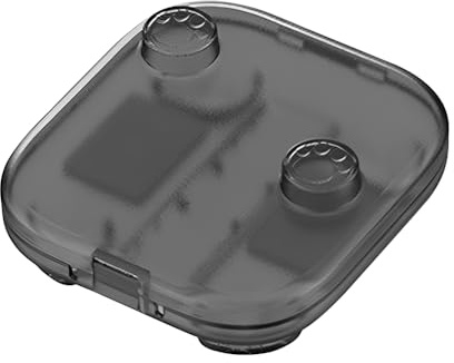 JUCHRZEY Transparent Storage for for Switch 2 Gamepad Storage Box (Black B)