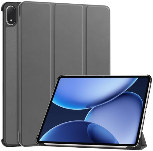 Fitudoos Funda Compatible con Oneplus Pad 3 13,2,Delgada y Ligera con Soporte,Función de Auto-Reposo/Activación,Gris.