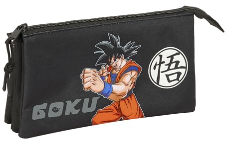 Dragon Ball Federmäppchen für Kinder, ideal für Kinder im Schulalter, bequem und vielseitig, Qualität und Widerstandsfähigkeit, 22 x 3 x 12 cm