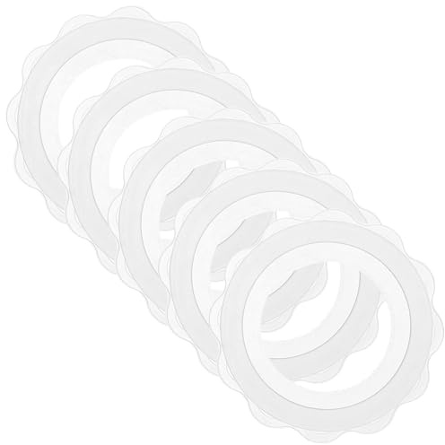 TOGEVAL Protège-mamelons en Silicone Souple Anti-dérapant 5pcs pour Allaitement Maternel, Respirant et Résistant la Transpiration, Protection les Frottements la Maison