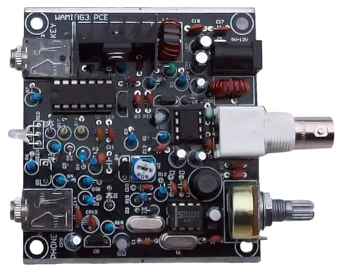 Tacdas Frog Kit Ultimate V3 Version Ham Radio Qrp Telegraph CW Transceiver Telegraph Shortwave Radio 7.023 Radio Installation Facile Facile à Utiliser