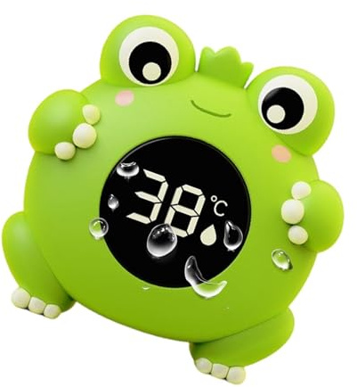 Penlimly Moniteur D'Eau Pour Baignoire - Mignon Gadget De Sécurité Thermique Forme Grenouille | Moniteur de température de l'eau de douche | pour, Garçons, Filles, Voyage, Maison, Hôtel, Vacances,