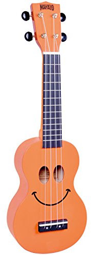 Mahalo Smiley Series - Sopran Ukulele - Orange, U/SMILE OR