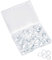 Klar Rund Glaskuppel Fliesen Cabochons Charms Bulk Klein Flache Edelstein für Cameo Foto Anhänger Halskette Armband Ohrring Ring Schlüsselanhänger DIY Craft Schmuckherstellung, 100 Stück 10 mm