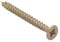 Spectre Advanced Lot de 500 vis à bois multi-usages 5 x 40 mm Zinc jaune passivé