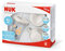 NUK 3-in-1 Trinklern-Set, mit Trainer Trinkbecher Baby, Magic Cup 360° Trinklernbecher und Action Cup Trinklernflasche, 6+ Monate, 230ml, BPA-frei, bär (grau)
