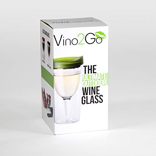 Vino2Go, The Ulitimate Outdoor Wine Glass - Green