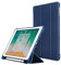 MadeRy Custodia iPad Mini 5 (2019) / iPad Mini 4 / Mini 3 / Mini 2 / Mini 7.9 inch, Sottile Leggero Trifold TPU Smart Cover con Protettivo Portapenne e Auto Svegliati/Sonno, Blu Navy