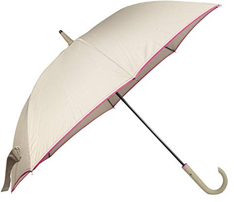 VIRSUS Ombrello da pioggia 6120 con apertura automatica con pulsante e con asta robusta classico di alta qualità ombrello grande in tessuto Varie Colorazioni (Grigio)