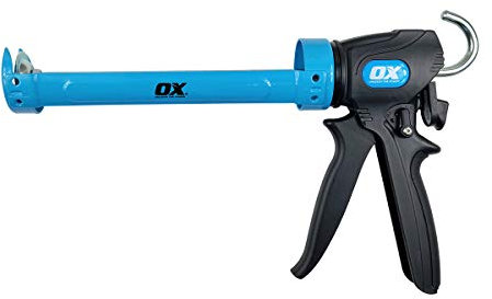 OX Tools Pro Dual Thrust Kartuschenpistole mit einstellbarem Druckverhältnis von 24:1 oder 12:1, für Dichtstoff- und Klebstoffkartuschen oder Tuben