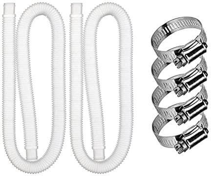BBABBT Tuyaux de Piscine 32mm, Tuyau de Remplacement de Natation pour piscines Hors Sol Tuyau de Remplacement de Pompe de Filtre de Piscine avec Accessoires