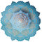 Pinenjoy Wandtattoo Wandbild mit indischem Mandala-Motiv, Blumenmuster, abnehmbar, Vinyl, Lotus, 47 x 47 cm, für Yoga, Meditation, Wohnzimmer, Schlafzimmer, TV, Sofa, Hintergrunddekoration