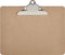 MAUL porte bloc A4 MAULclassic | Porte-bloc en bois avec pince nostalgique | Format DIN A4 paysage | Avec fixation pour accrocher au mur | Pour le bureau, la cuisine et l'atelier | Bois