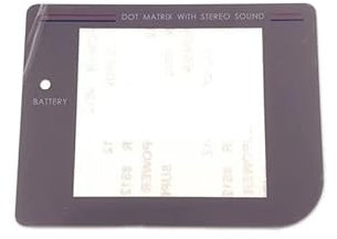 YANHAO [Videospielteile] 2 Stück for GB Glas Kunststoff Spiegel Kunststoff Play It Loud Dark Schutzfolie for Gameboy Classic GB Objektivschutz [Ersetzen] (Color : Plastic Gray)