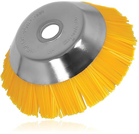 Spares2go Cabezal de Cepillo de Nailon Universal para desbrozadora de 8 Pulgadas