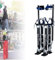 LINCYS 15-40 Zoll Verstellbare Aluminium-Werkzeugstelzen, Langlebige Und rutschfeste Arbeitsstelzen, Trockenbau-Stelzen Mit Rutschfesten Fußplatten Und PVC-Knieschützern,15-23inches