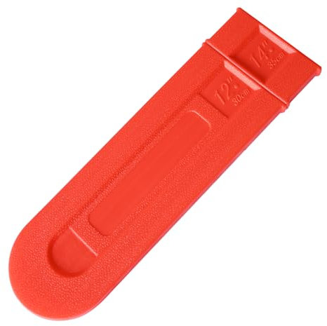 MDDEYEMEFO Chainsaw Scabbard, Chainsaw Bar Cover，14 Inch Chainsaw Saw Bar Scabbard Cover -Red